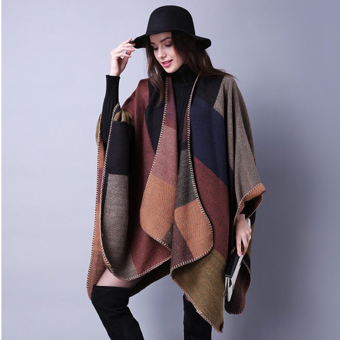 Pashmina Poncho Inverno Feminino Machu Picchu 5