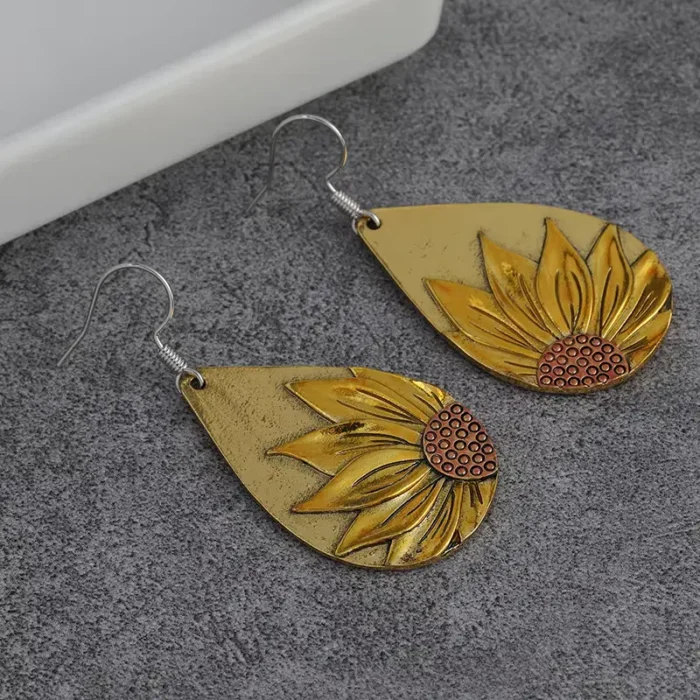 Brinco Gota Sunflower (2)