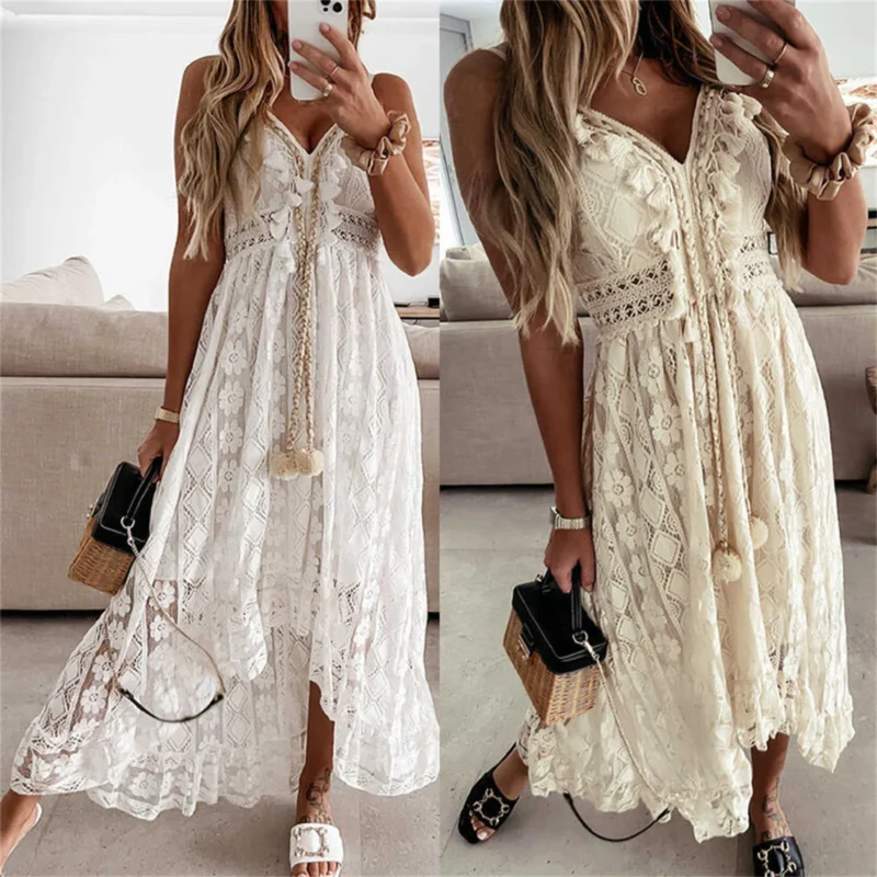 Vestido Rendado Boho White (6)