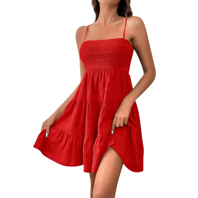Vestido Boneca Casual Lastex 10
