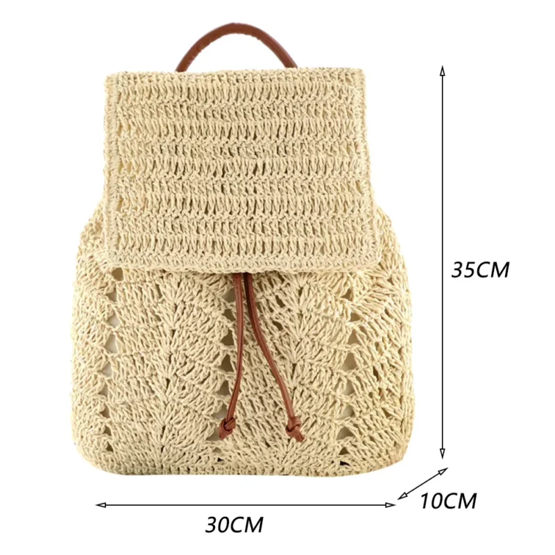 Mochila de Palha Boho Vidigal 2