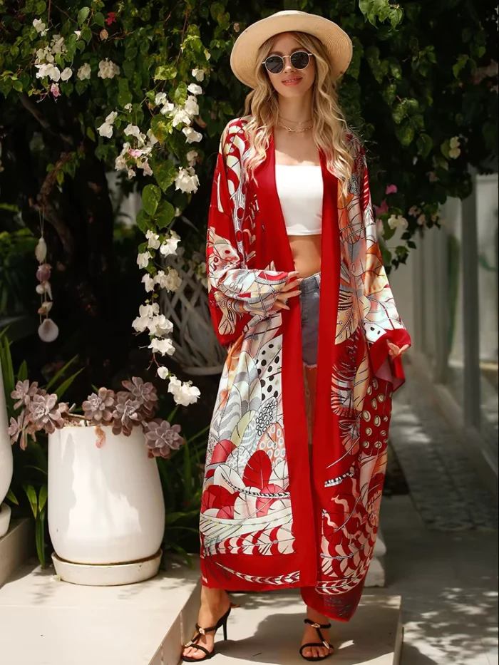 Kimono Boho Longo Lahaina (1)