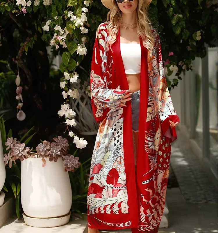 Kimono Boho Longo Lahaina (1)