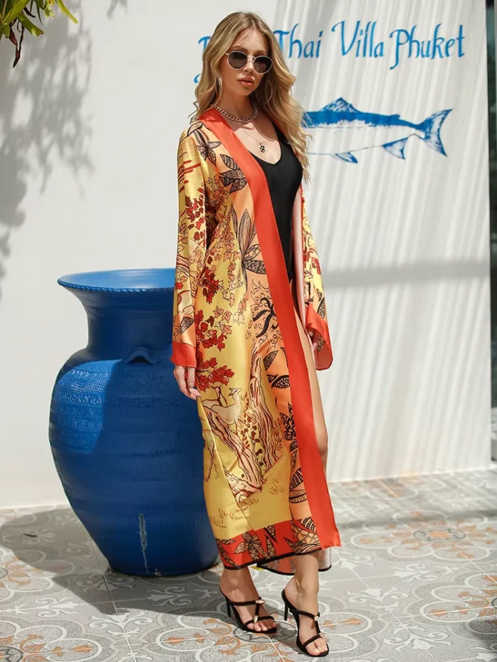 Kimono Boho Longo Lahaina - Image 8