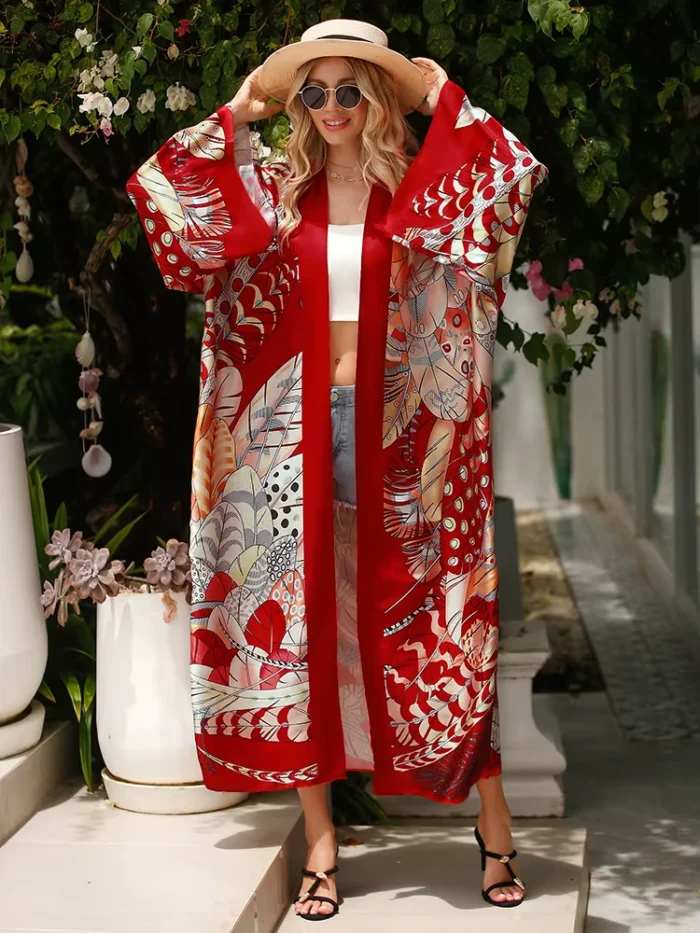 Kimono Boho Longo Lahaina - Image 7