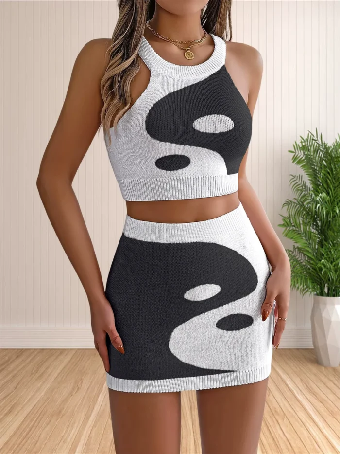Conjunto Cropped Saia Yin Yang - Imagem 6