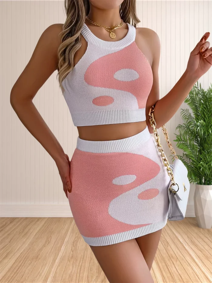 Conjunto Cropped Saia Yin Yang 6