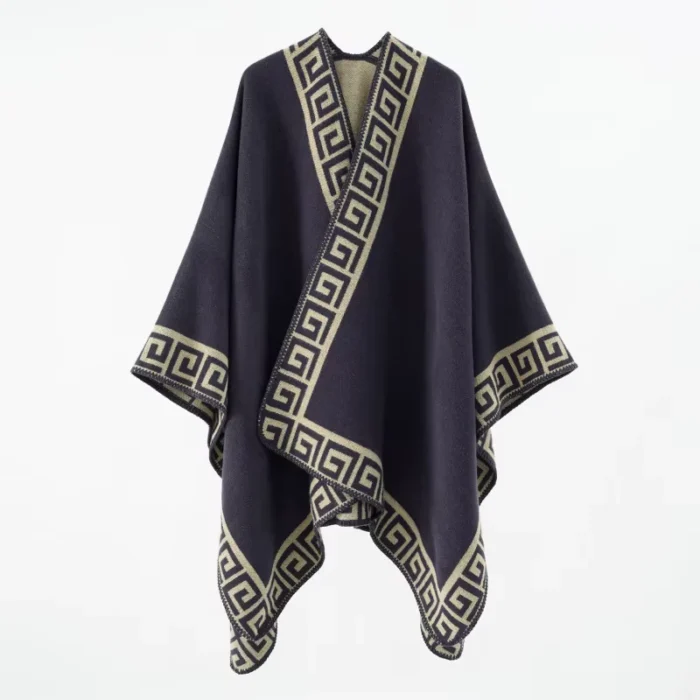 Poncho Boho Dupla Face 1