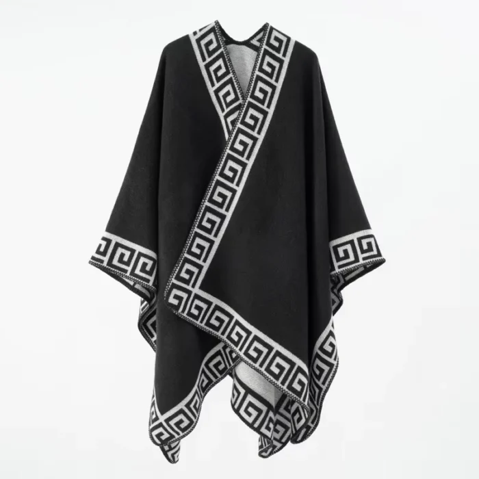 Poncho Boho Dupla Face 6