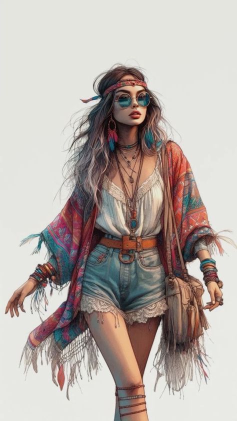 kimonos boho
