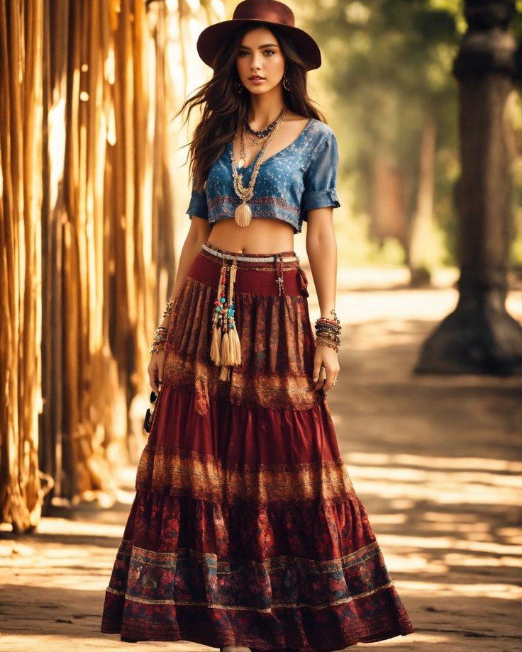 saias boho