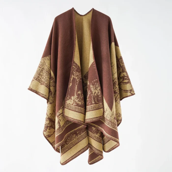 Poncho Feminino Boho Ocidental 3