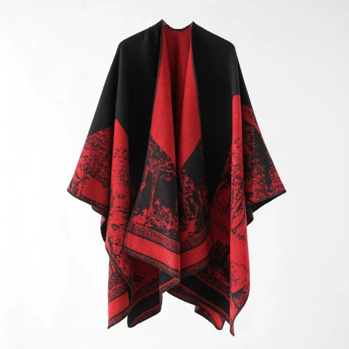 Poncho Feminino Boho Ocidental 5