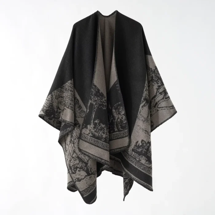 Poncho Feminino Boho Ocidental 6