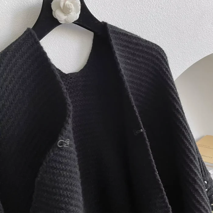 Poncho Tricô Boho Franjas - Imagem 8