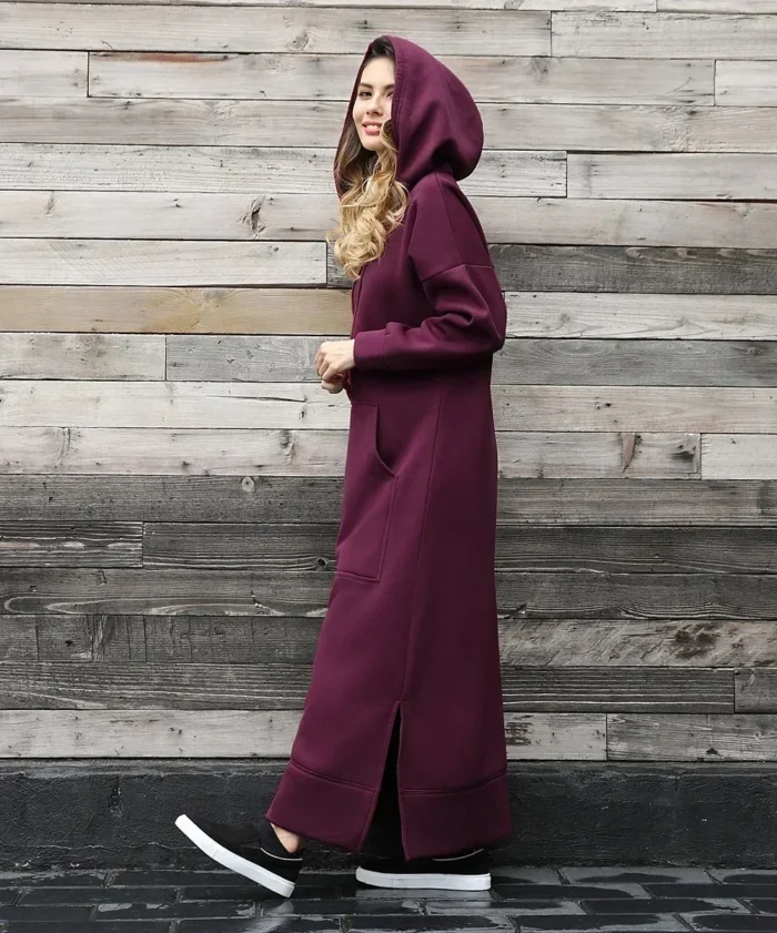 Vestido Maxi Boho Capuz - Imagem 7