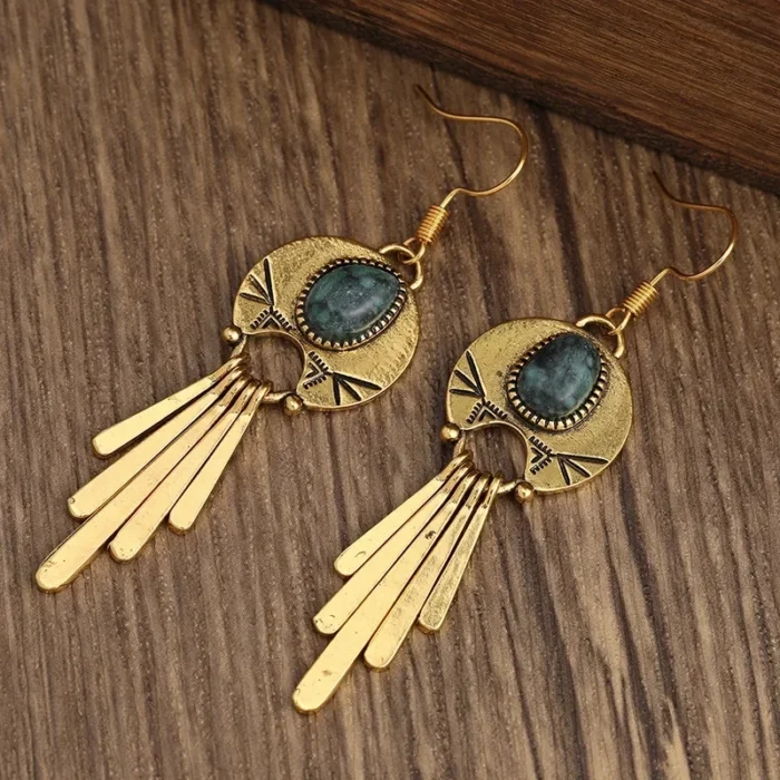 Brinco Boho Indiano Tribal - Imagem 3