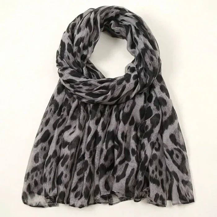 Cachecol Boho Estampa Leopardo 4