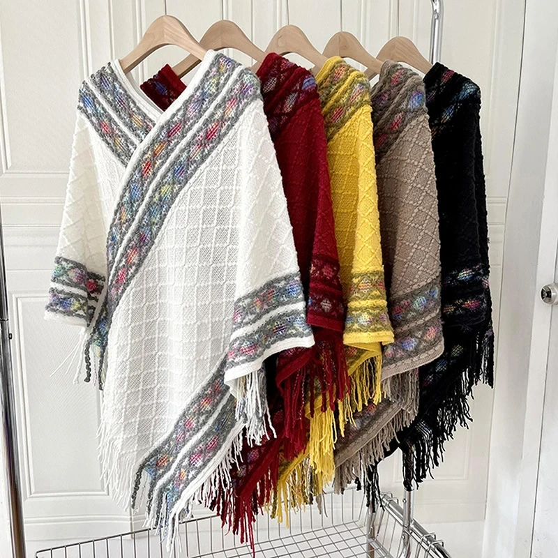 Poncho Boho Franjas Aline 2