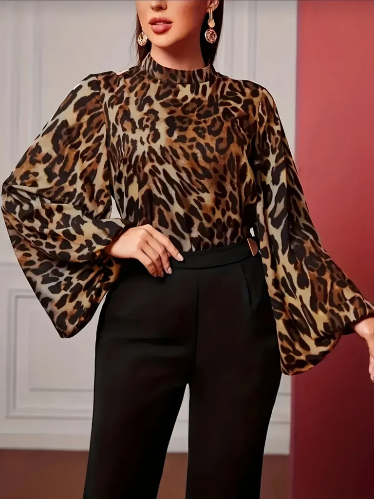Camisa Boho Animal Print 1