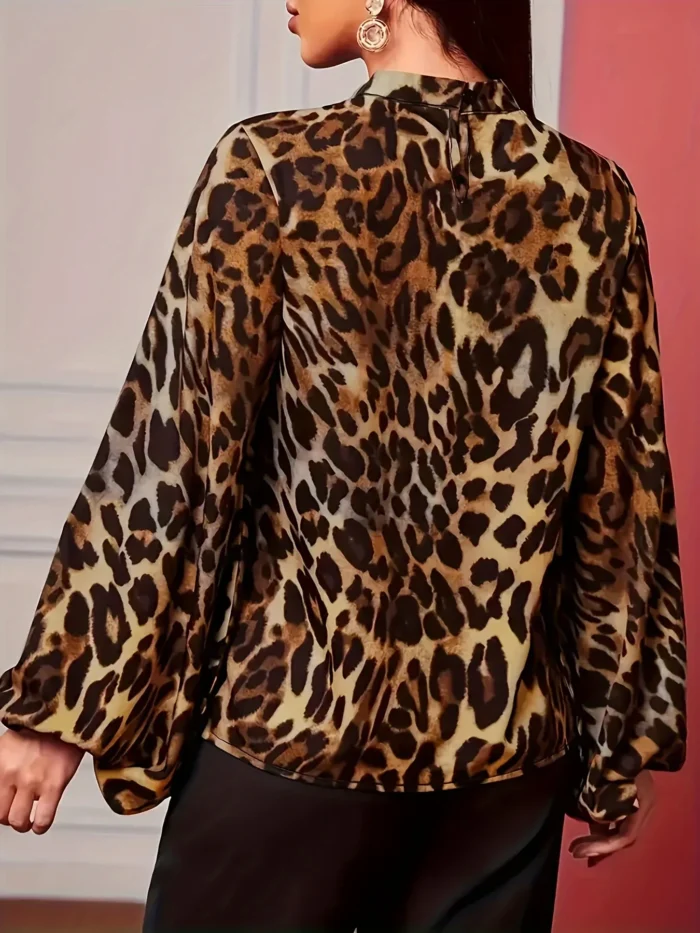 Camisa Boho Animal Print - Imagem 3