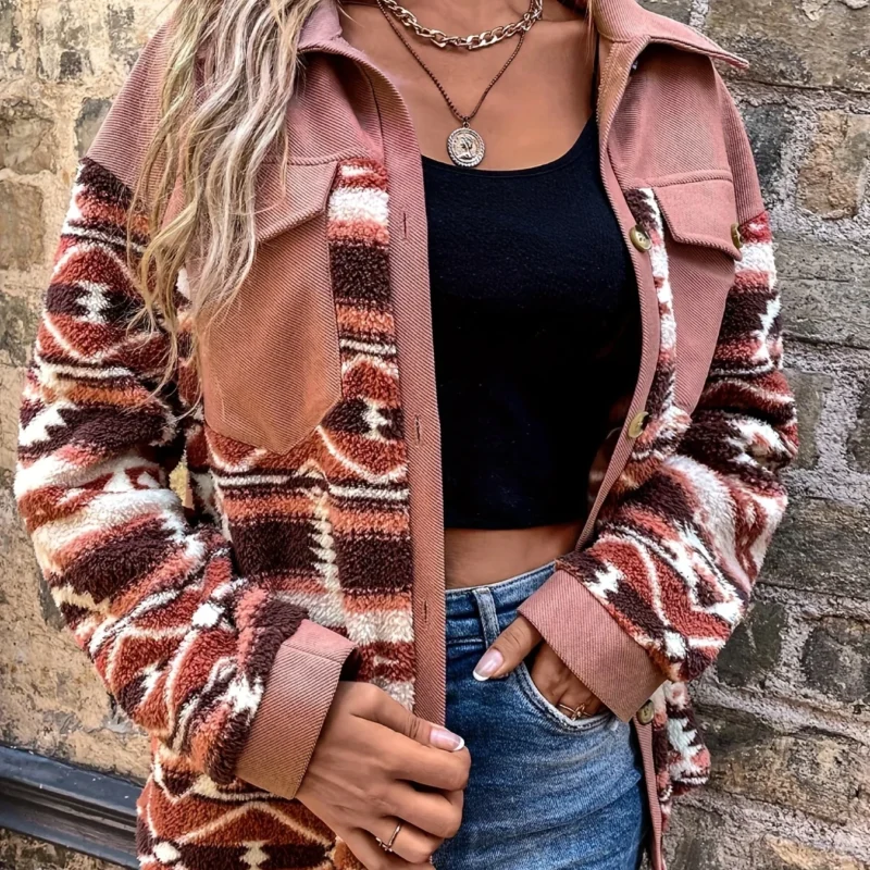 Casaco Boho Shacket Tribal 1