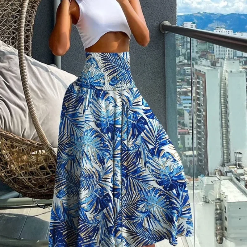 Saia Boho Cintura Alta 2