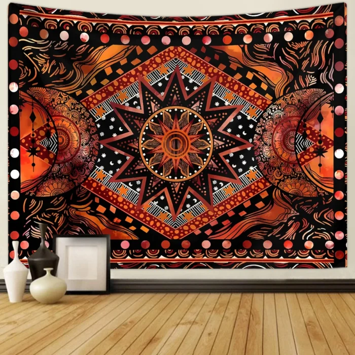 Tapeçaria Decorativa Mandala Boêmia 1