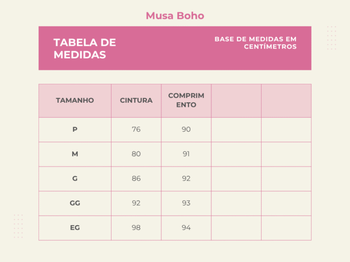 Saia Boho Cintura Alta - Imagem 3