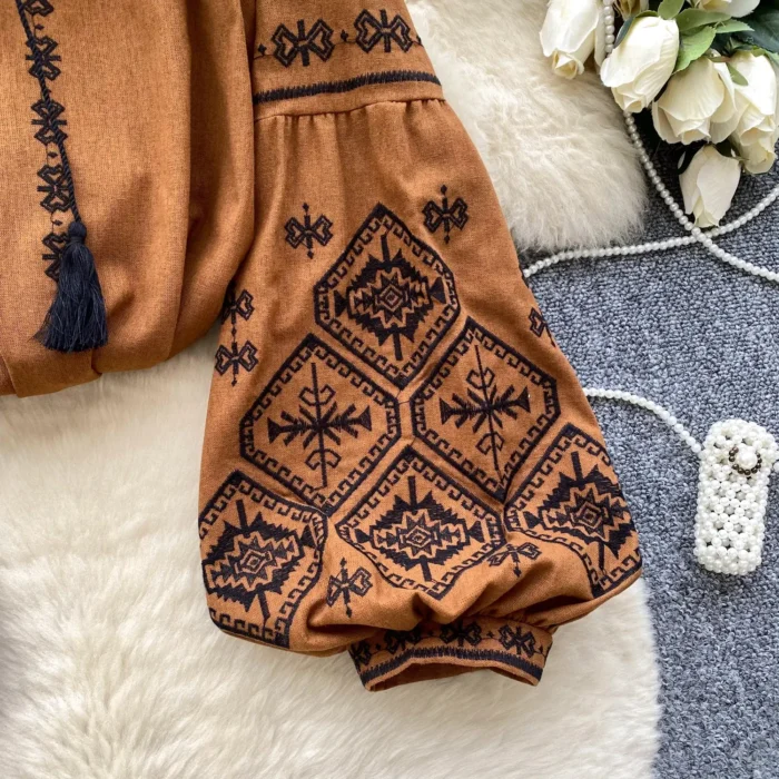 Blusa Boho Off White Folk - Imagem 4