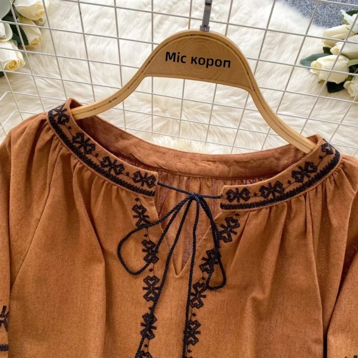 Blusa Boho Off White Folk - Imagem 7