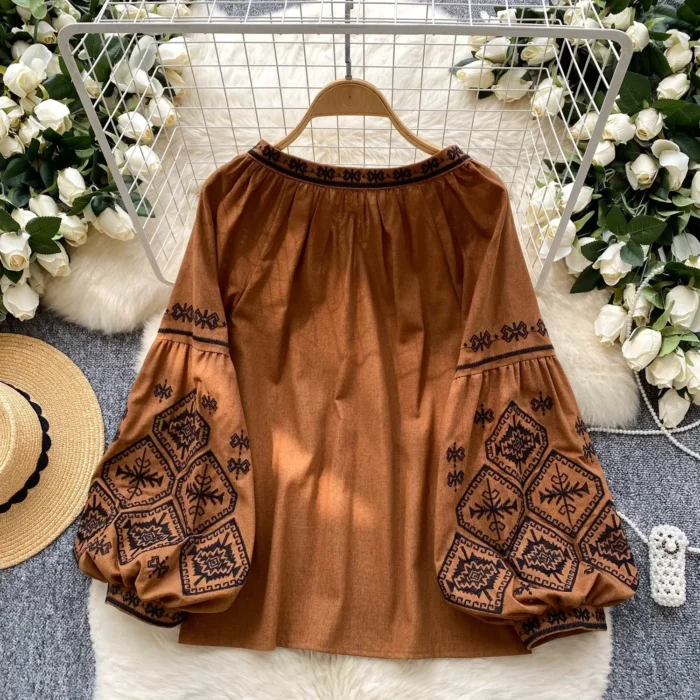 Blusa Boho Off White Folk 7