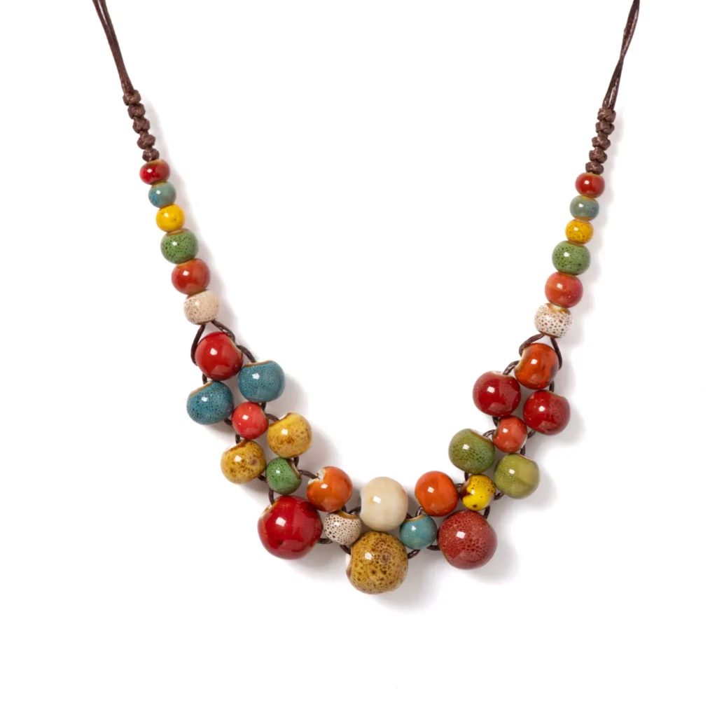 Colar Boho Cores da Terra 1