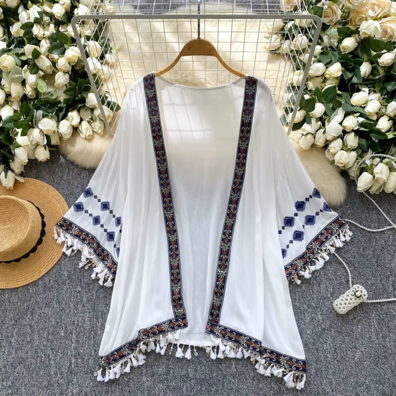 Kimono Boho Bordado Encanto 6