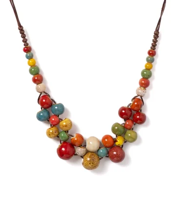 Colar Boho Cores da Terra 1