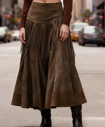 Saia Boho Franjas Selvagem 1